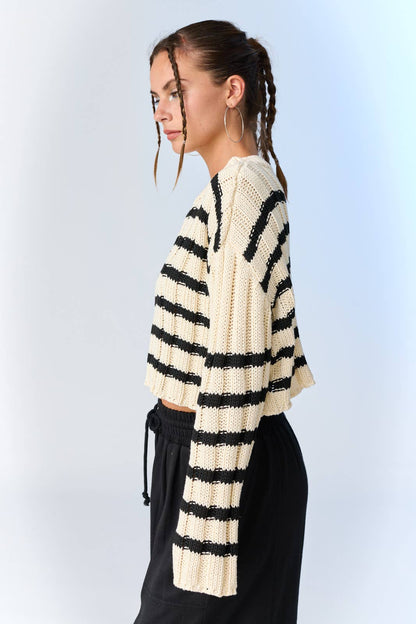 Natalie Striped Sweater