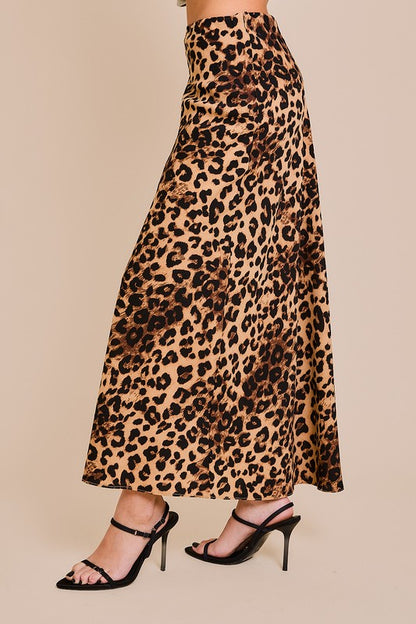 Cheetah Maxi Skirt